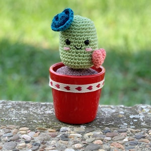 Crocheted cactus
