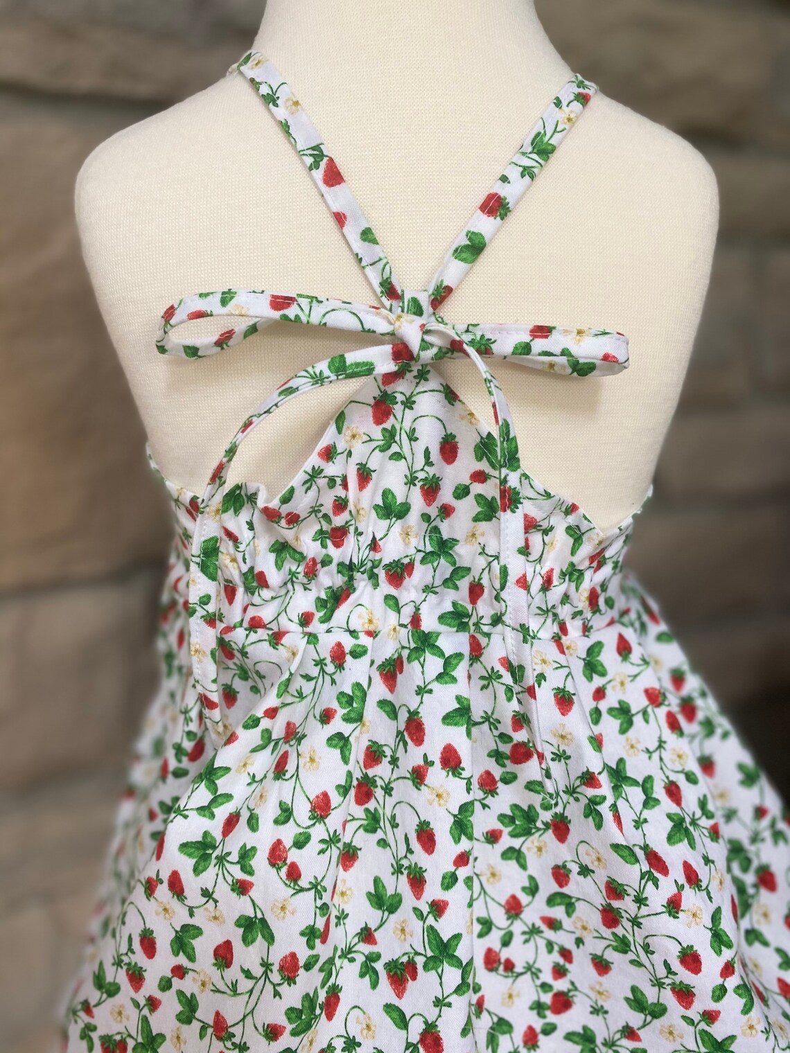 Skirted Baby Romper Little Girls Skirted Romper Strawberry Etsy