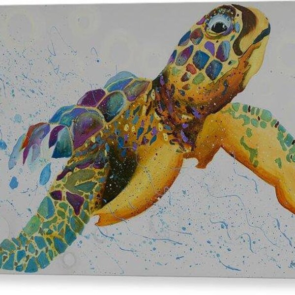Sea Turtle Painting - Etsy