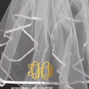 Monogrammed Veil, Bachelorette Veil, Bride To Be Veil, Bridal Veil, PERSONALIZED, Bridal Shower Veil, Engagement Veil By Val&#39;s Veils