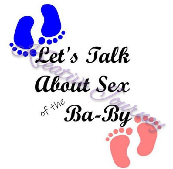 Download Funny Gender Reveal Svg Let S Talk About Sex Svg Etsy