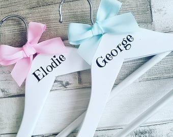 personalised baby hanger
