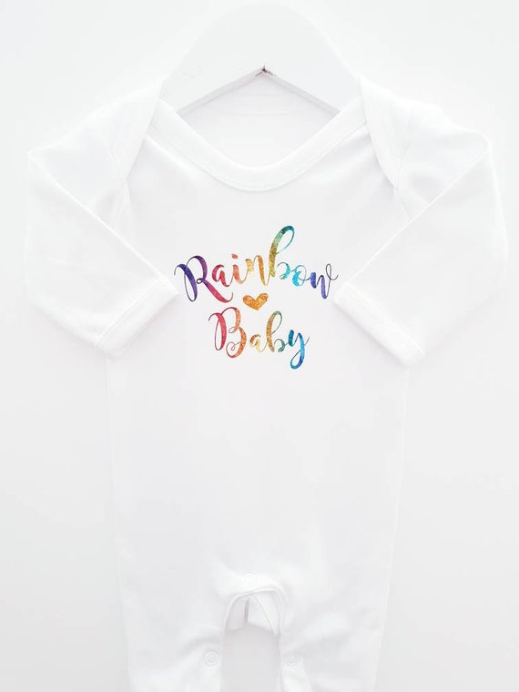 Rainbow baby sleepsuit Clearance