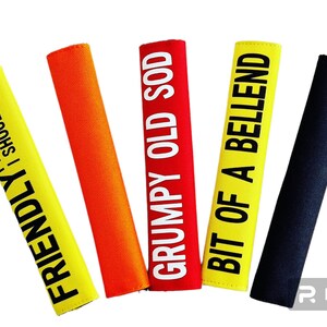 Dog lead warning Wrap, Please do not pet, wording of your choice image 3