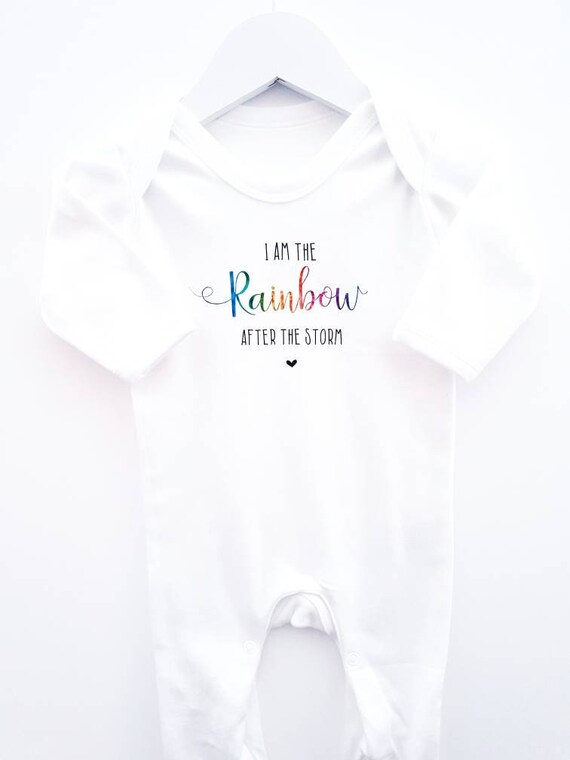 Rainbow baby sleepsuit Clearance