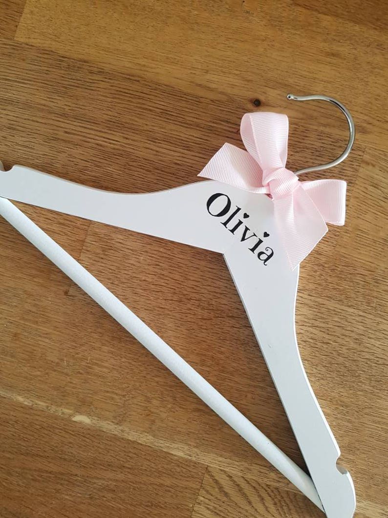 personalised baby coat hangers
