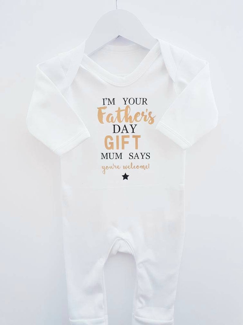 fathers day baby grow