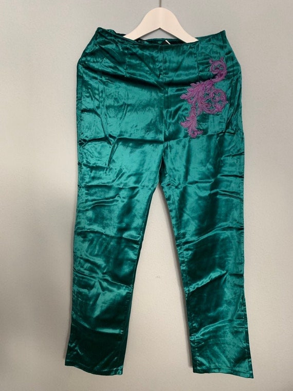 Vintage striped pants, striped trousers, size XS
