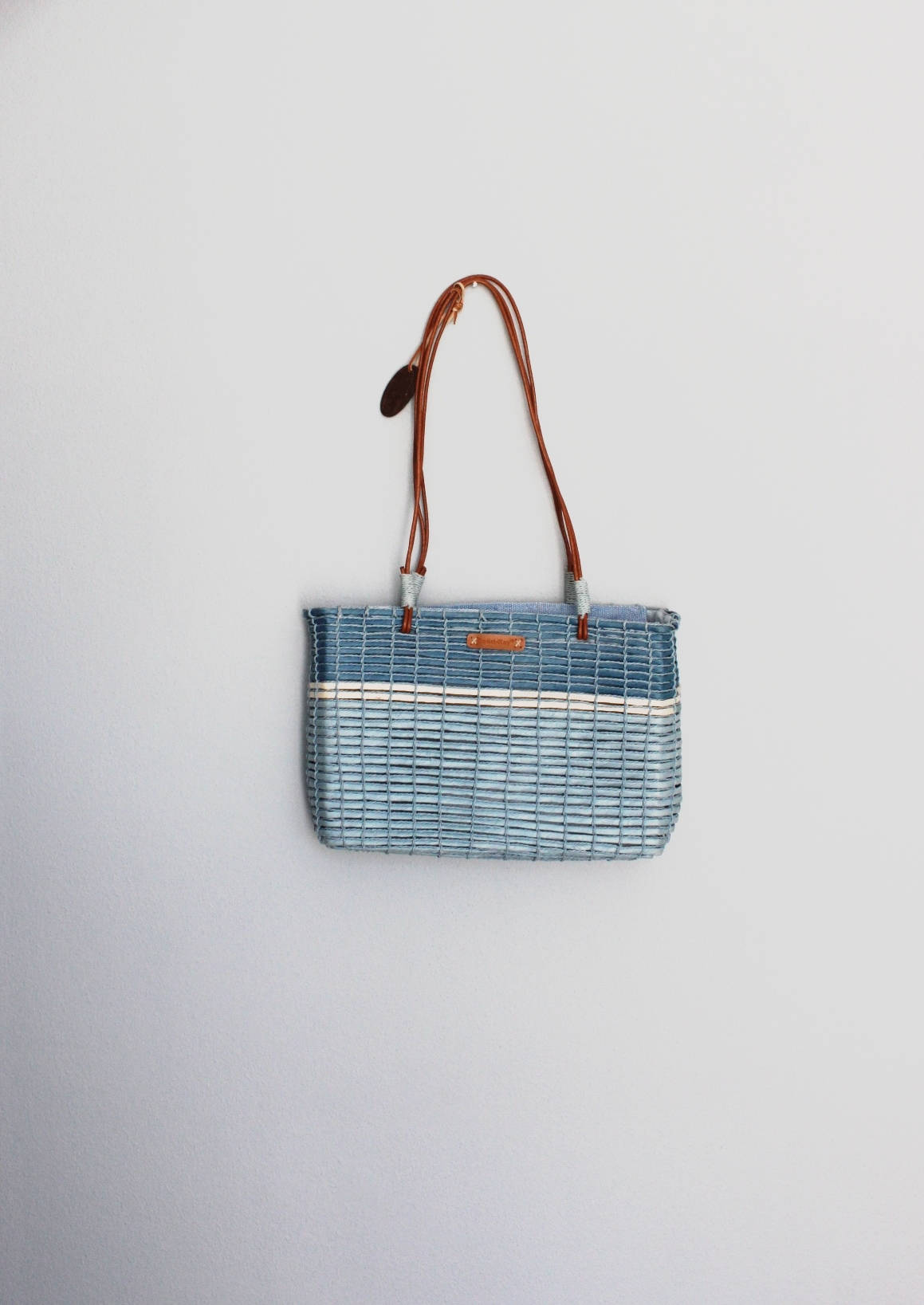 vintage raffia bag