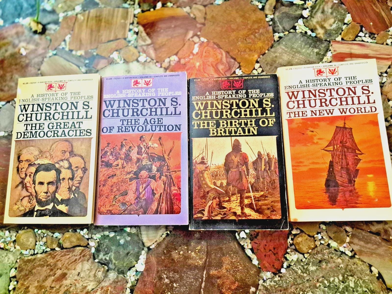Winston Churchill Book Set - Etsy