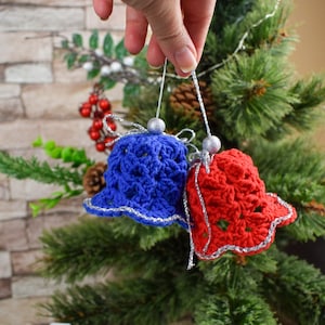 Crochet Bell ornament pattern