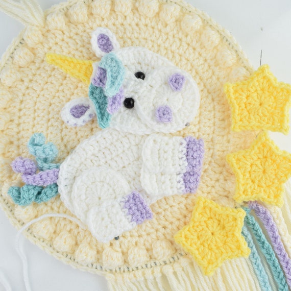 Children's Dream Catcher Kit DIY Crochet Feather embroidery Useful