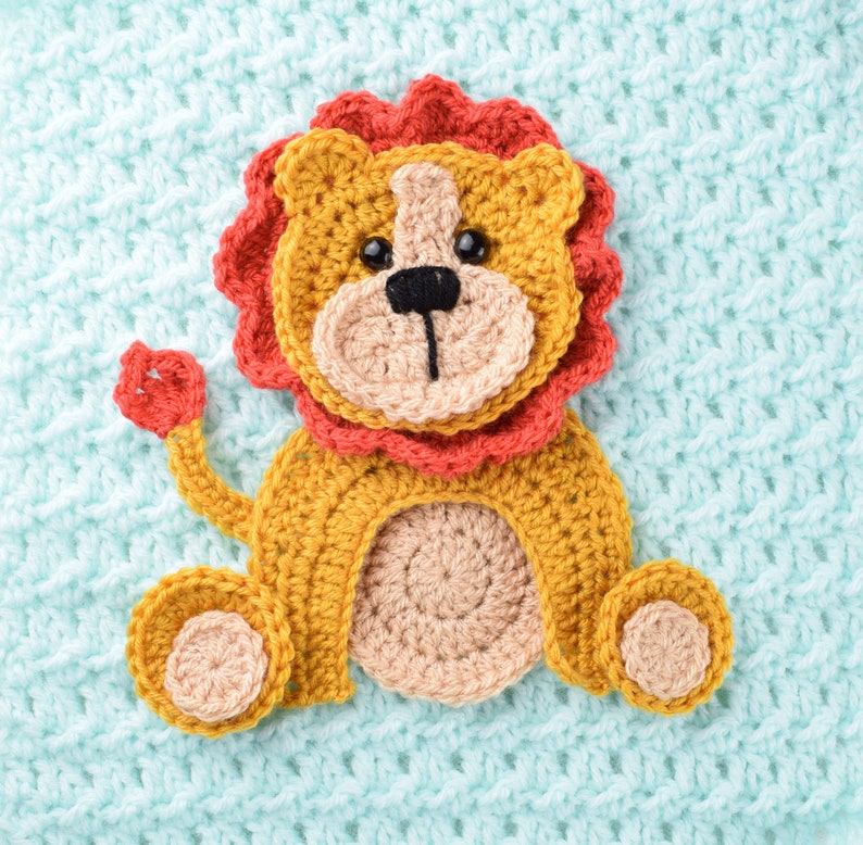 Crochet Jungle Appliques Pattern. 9 Appliques SET Etsy UK