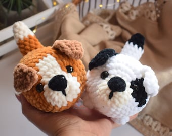 Crochet Pattern- Low Sew Mini Puppy Crochet Pattern