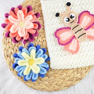 Crochet blanket Blossom spring blanket PDF pattern image 10