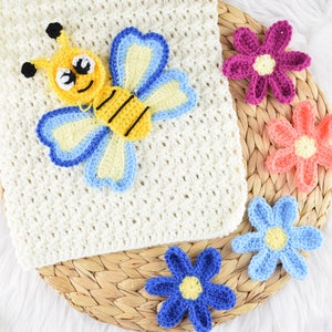 Crochet blanket Blossom spring blanket PDF pattern image 9