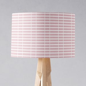 Pink light shade, Pink white nursery, Lamp shade, Ceiling lamp shade, Pink bedroom, Pink home decor, Table lamp shade, Drum lampshade, Shade