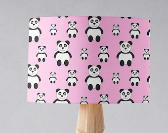 Panda Lampenschirm, Panda Lampenschirm, Panda Lampenschirm, Lampe für Mädchenzimmer, Lampe für Mädchenzimmer, Lampe für Mädchenzimmer