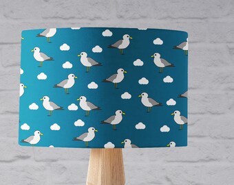 Dark Blue Seagulls Lampshade Light shade