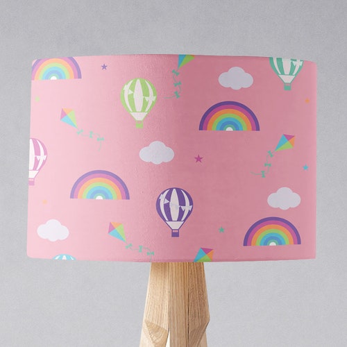 Pink Rainbow Lamp Pink Nursery Decor Girls Bedroom Girls Etsy UK