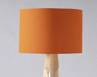 Abat-jour orange brûlé pour une lampe de table, lampe de plancher ou un ombre de lumière de plafond