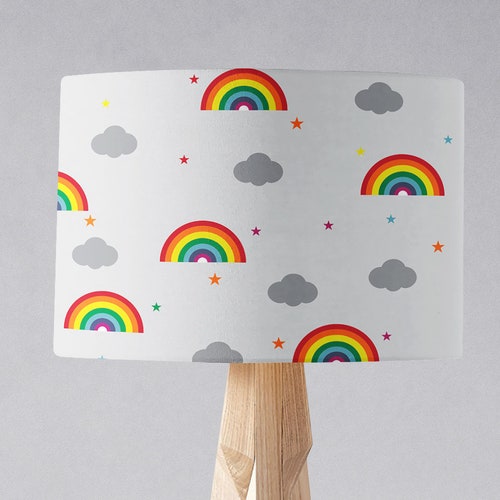 Rainbow Light Shade Girls Bedroom Decor Rainbow Lamp - Etsy