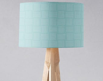 Ente Ei Blau Lampenschirm, kleine Nachttischlampenschirm, große Stehlampenschirme und Deckenlampenschirme, handgefertigte Trommellampenschirme