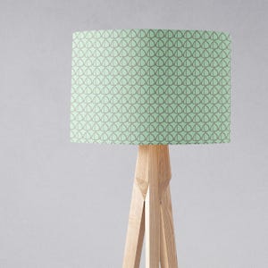 Mint Green Lampshade, Mint Green and Grey Light Shade, Grey table lampshade, Mint home decor, Contemporary Floor lamp shades, Lamp shade