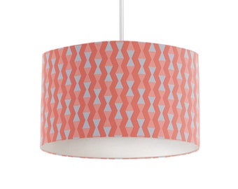 Koraal lampenkap, Halverwege de eeuw moderne geometrische lampenkap voor tafellamp, plafondlamp schaduw of vloerlamp, 20cm, 30cm of 40cm koraallamp