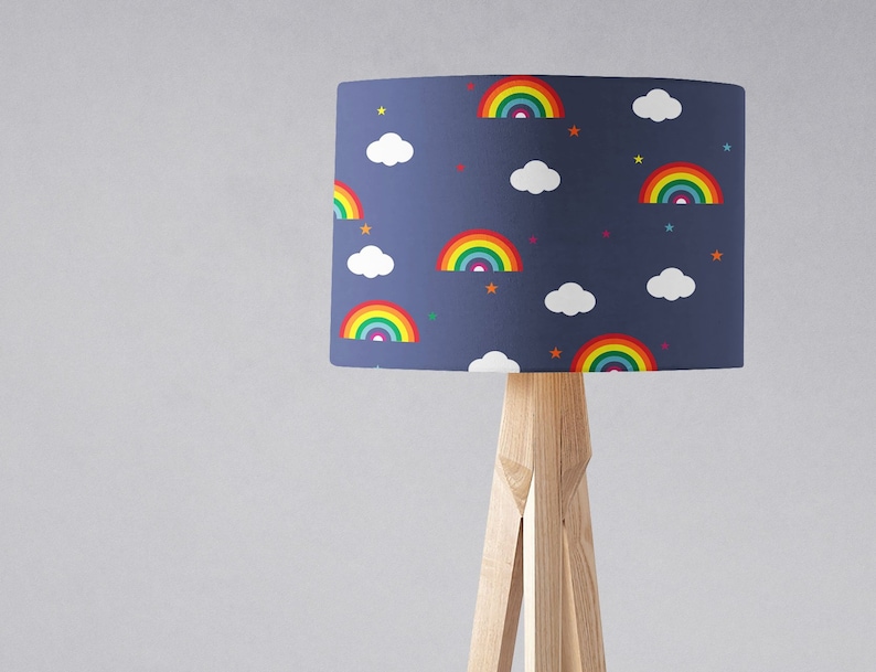Rainbows nursery lamp Nursery decor Bedside lamp Rainbows Etsy