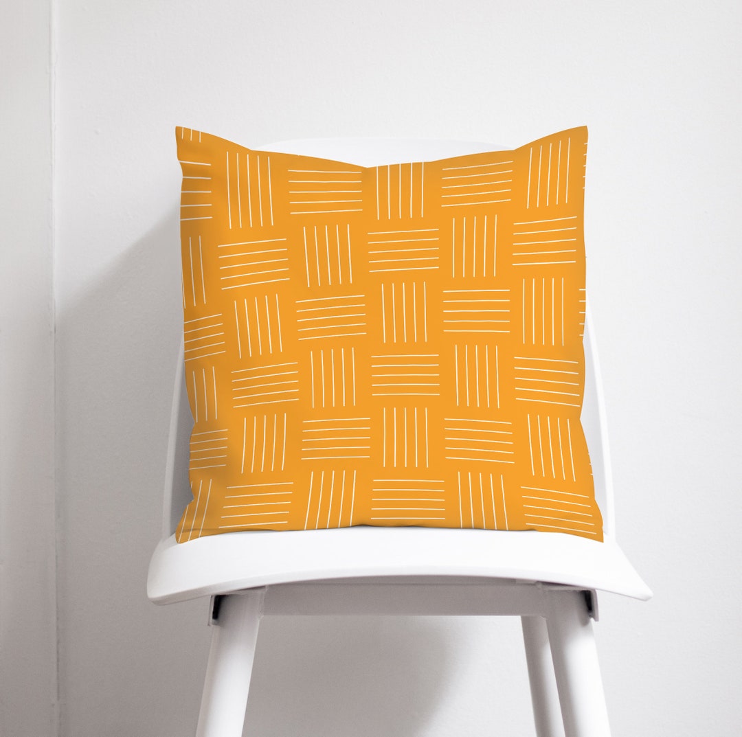Yellow orange throw pillows hotsell