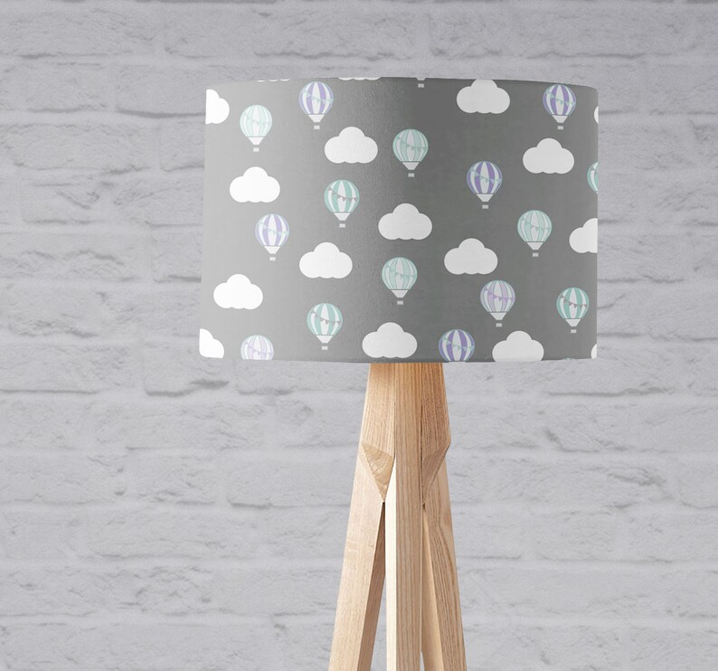 Hot Air Balloon Lamp Shade Balloons Nursery Image 0