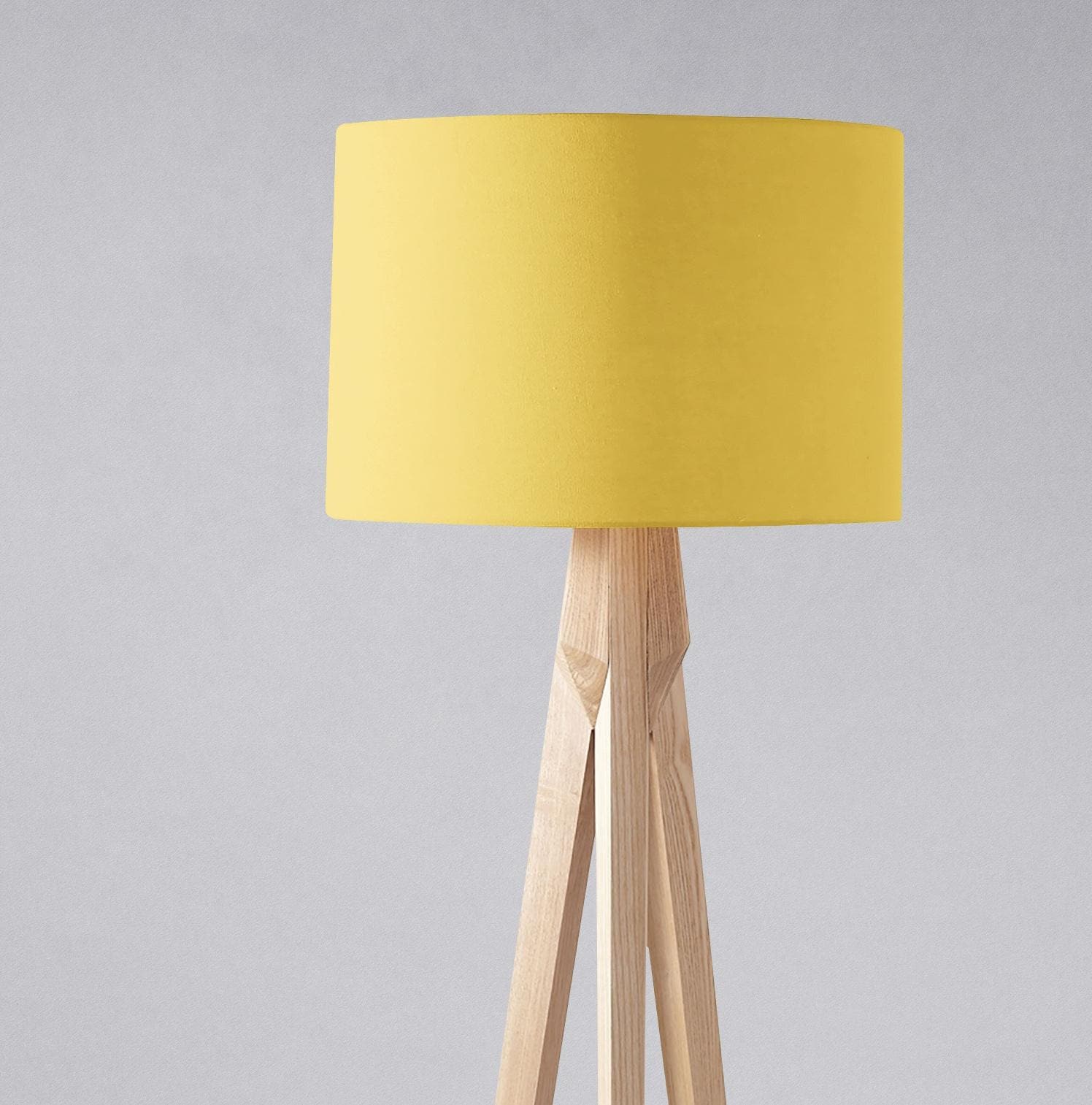 Yellow Drum Lampshade - Pale Yellow Table Lamp Shade - Ceiling Light Shade  - Modern Home Deco -bright Colour UK Handmade Lighting - Etsy, image size:1496x1513