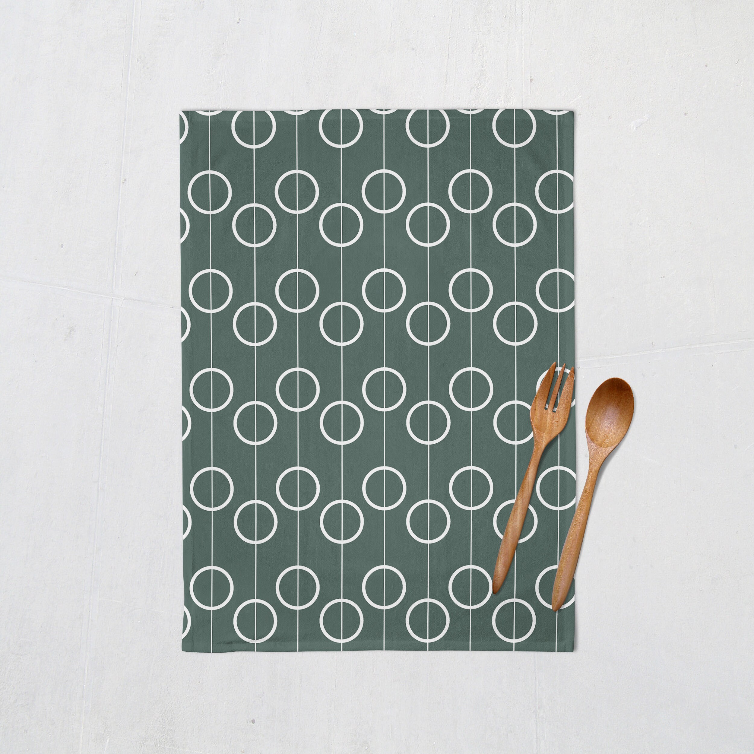 Sonate Green Tea Towel