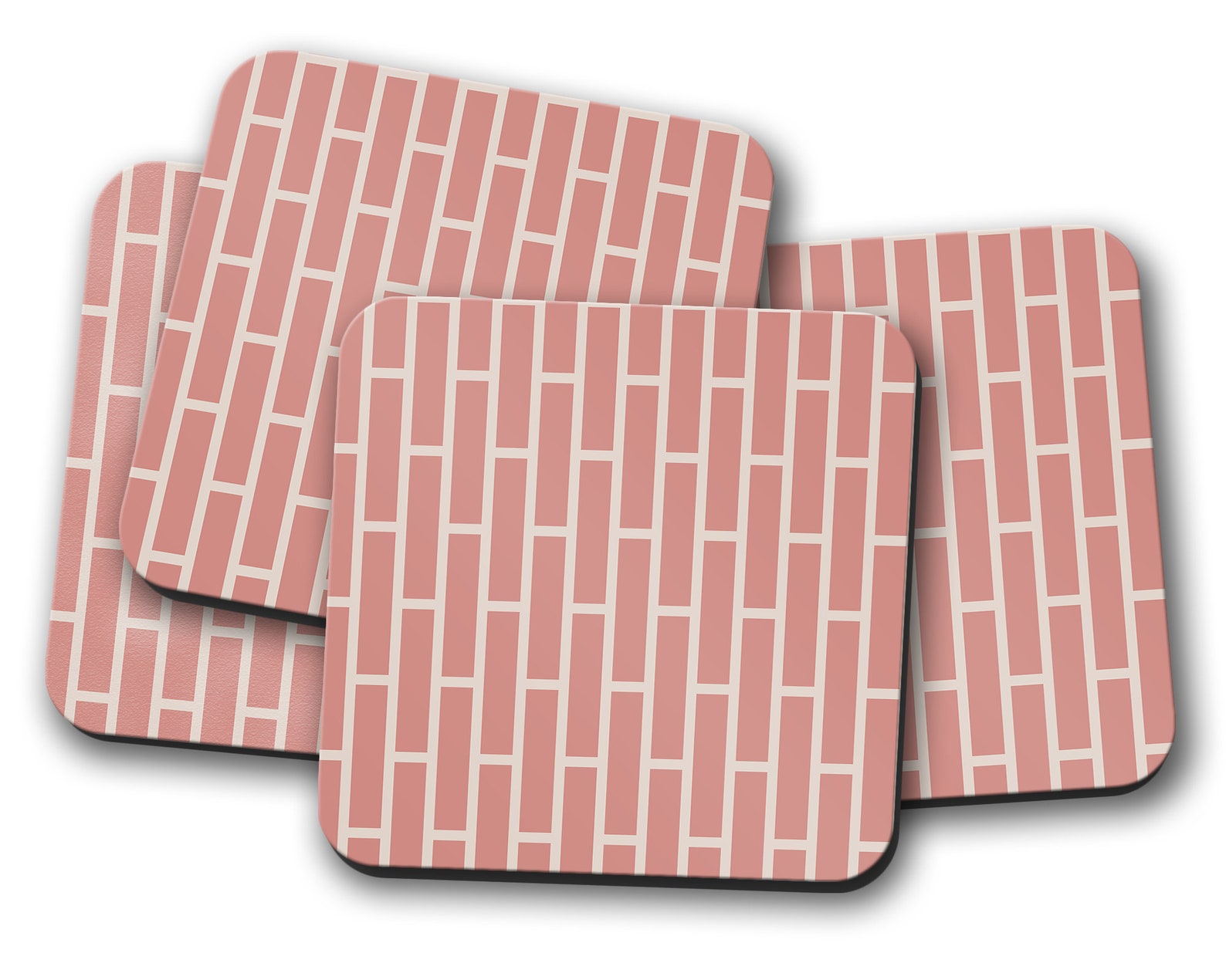 Pink Coasters, Pink Home Accessories, Pink Dining Table Decor, Pink ...