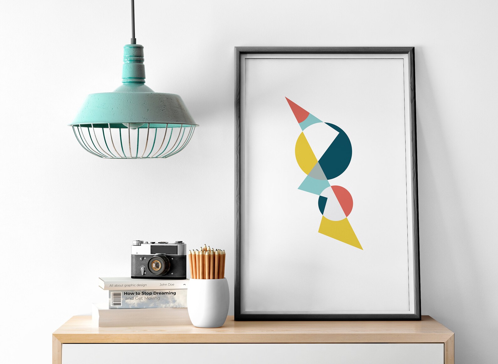 Set of 3 Geometric Posters Geometric Wall Art Prints Etsy