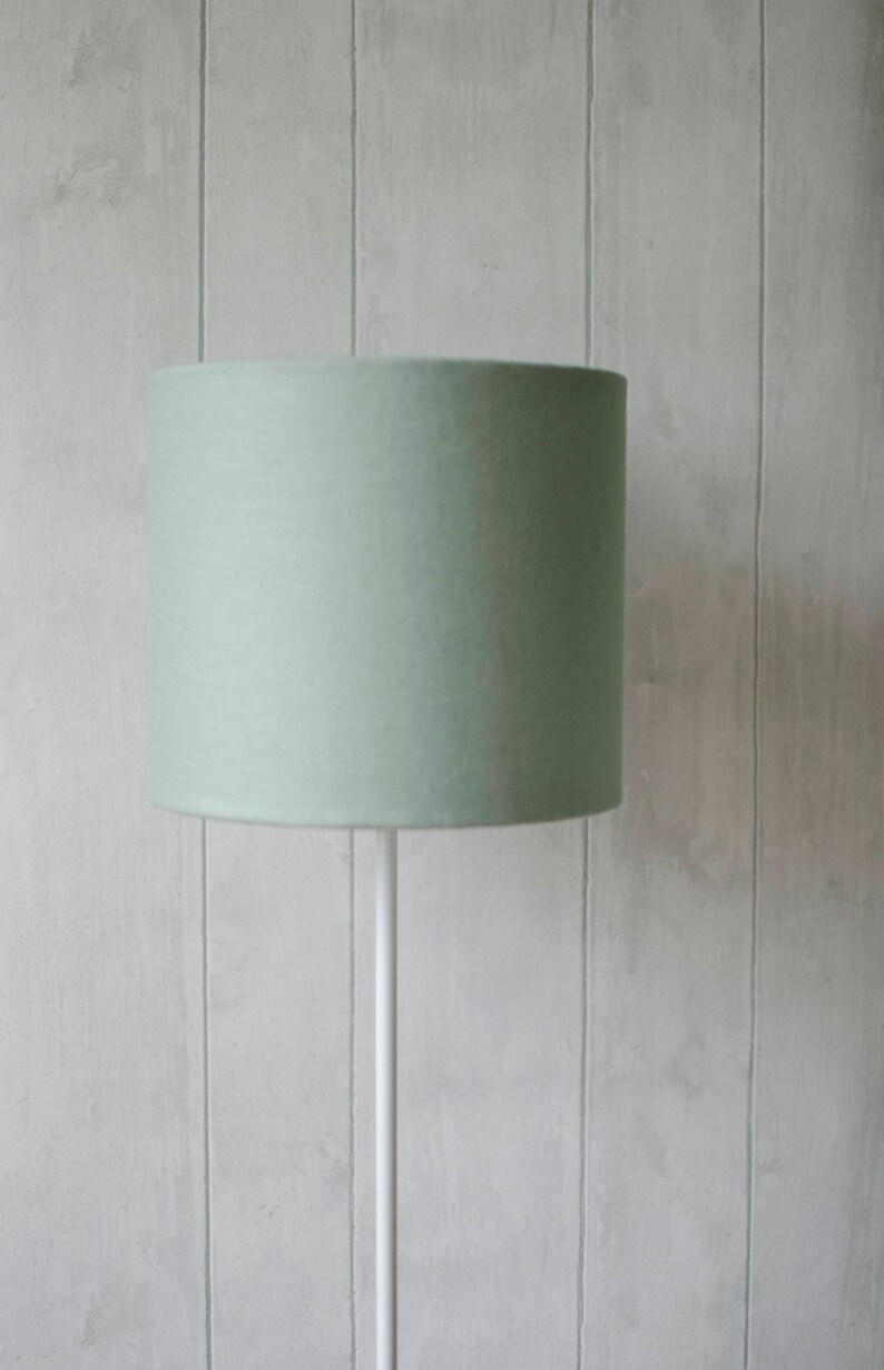 Plain Green Lampshade Decor Lampshades Solid Lamp Shades Small Drum Mint Nursery Light Shade