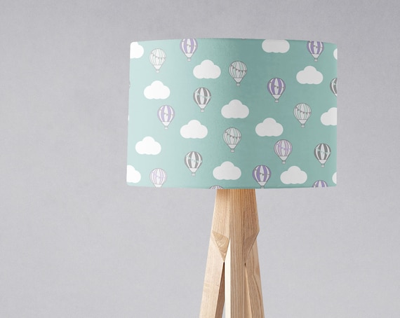 hot air balloon nursery lamp