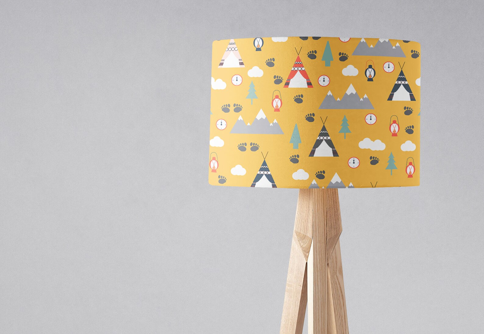 Adventure Nursery Lampshade Woodland Lampshade Outdoors Etsy UK