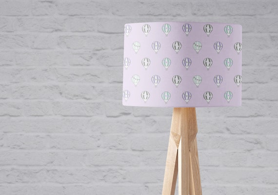 Hot Air Balloon Lampshade Hot Air Balloon Decorations Girls Room Decor Girls Lampshade Lilac Bedroom Decor Girls Nursery Lamp Lamps