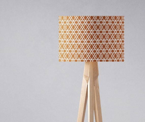 Copper geometric light on sale shade