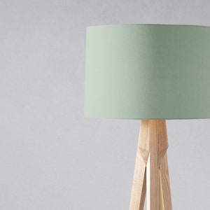 Plain Sage Green Lampshade for a Table Lamp, Floor Lamp or a Ceiling Light Shade 画像 3