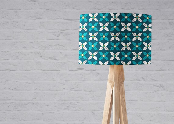 Etsy on sale blue lampshade