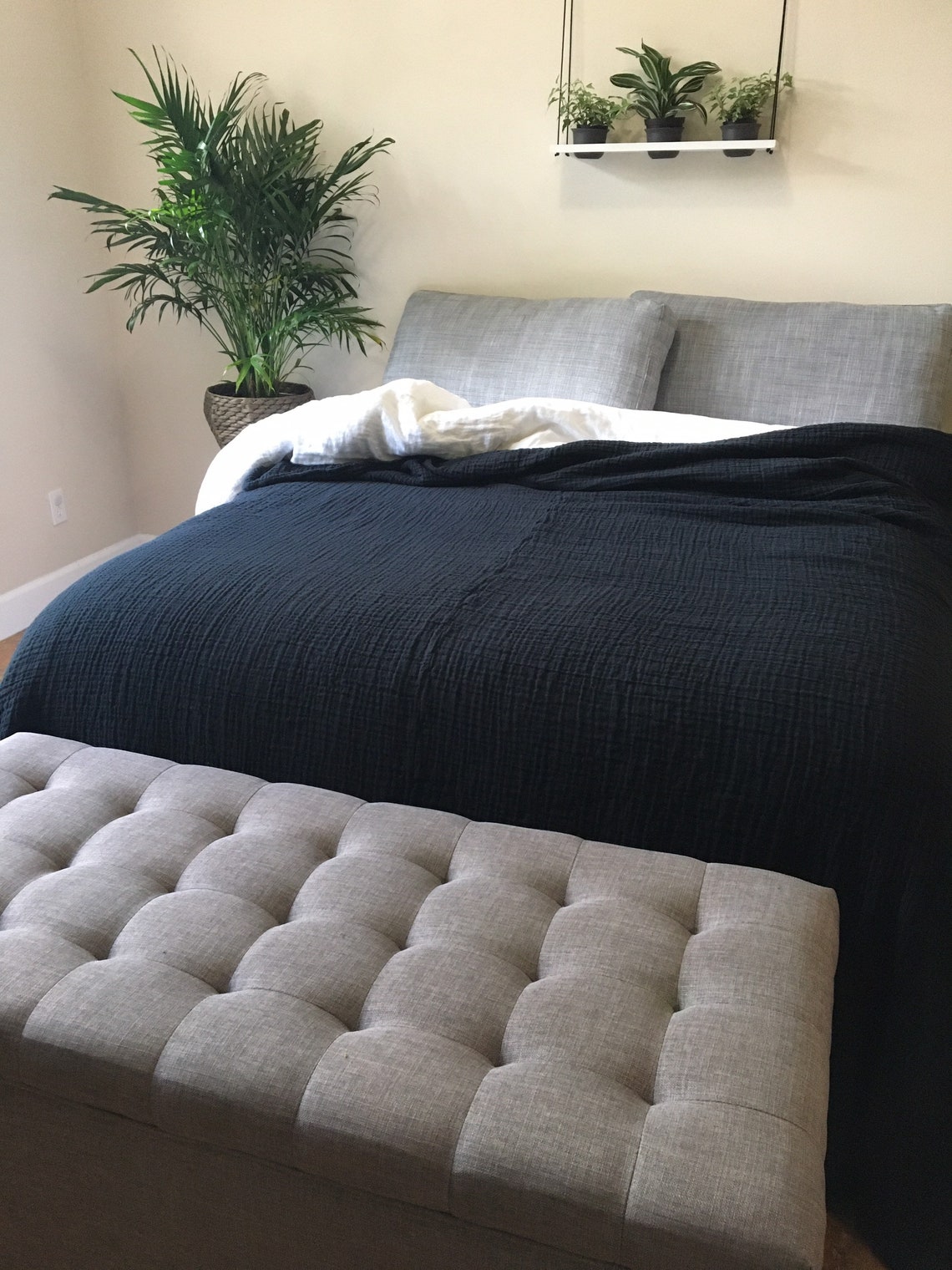 Muslin Blanket bedspread Adult Sizes King Queen Twin. Many Etsy