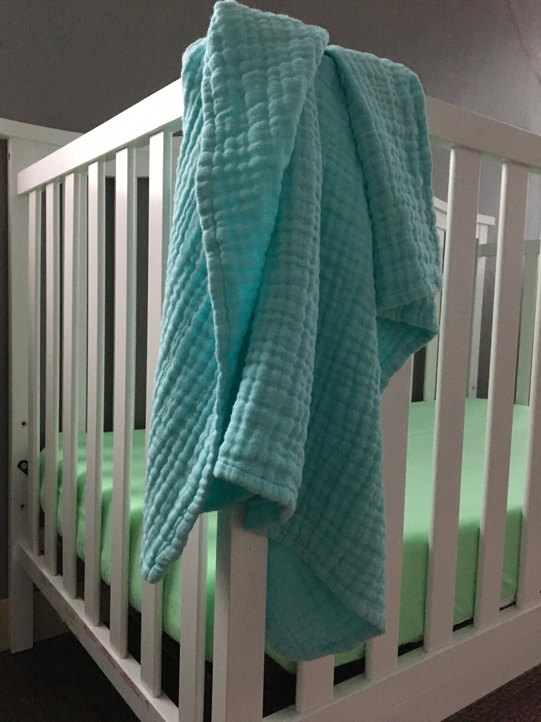 Double Layer Gauze baby blanket many color options Etsy