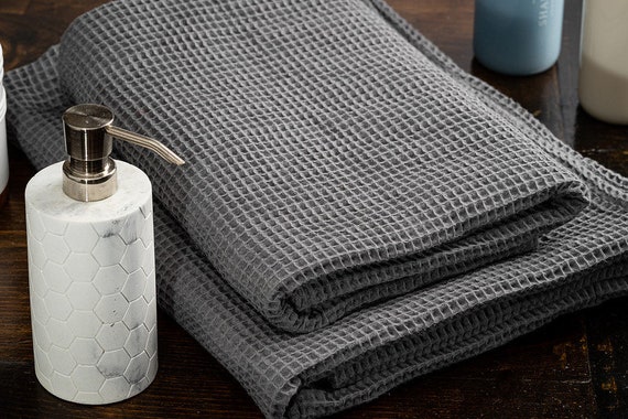 Turkish Waffle Weave Spa Towels Bath Sheets, Bath Towels, Hand