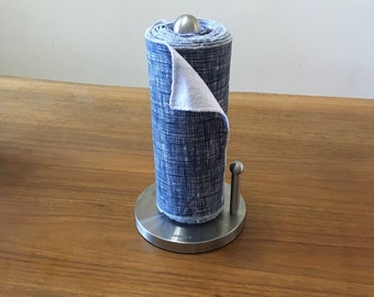 Flannel "Paper" Towels - Reusable, easy care, machine washable, 100% Cotton - Replace Paper Towels - Eco Friendly, Zero Waste