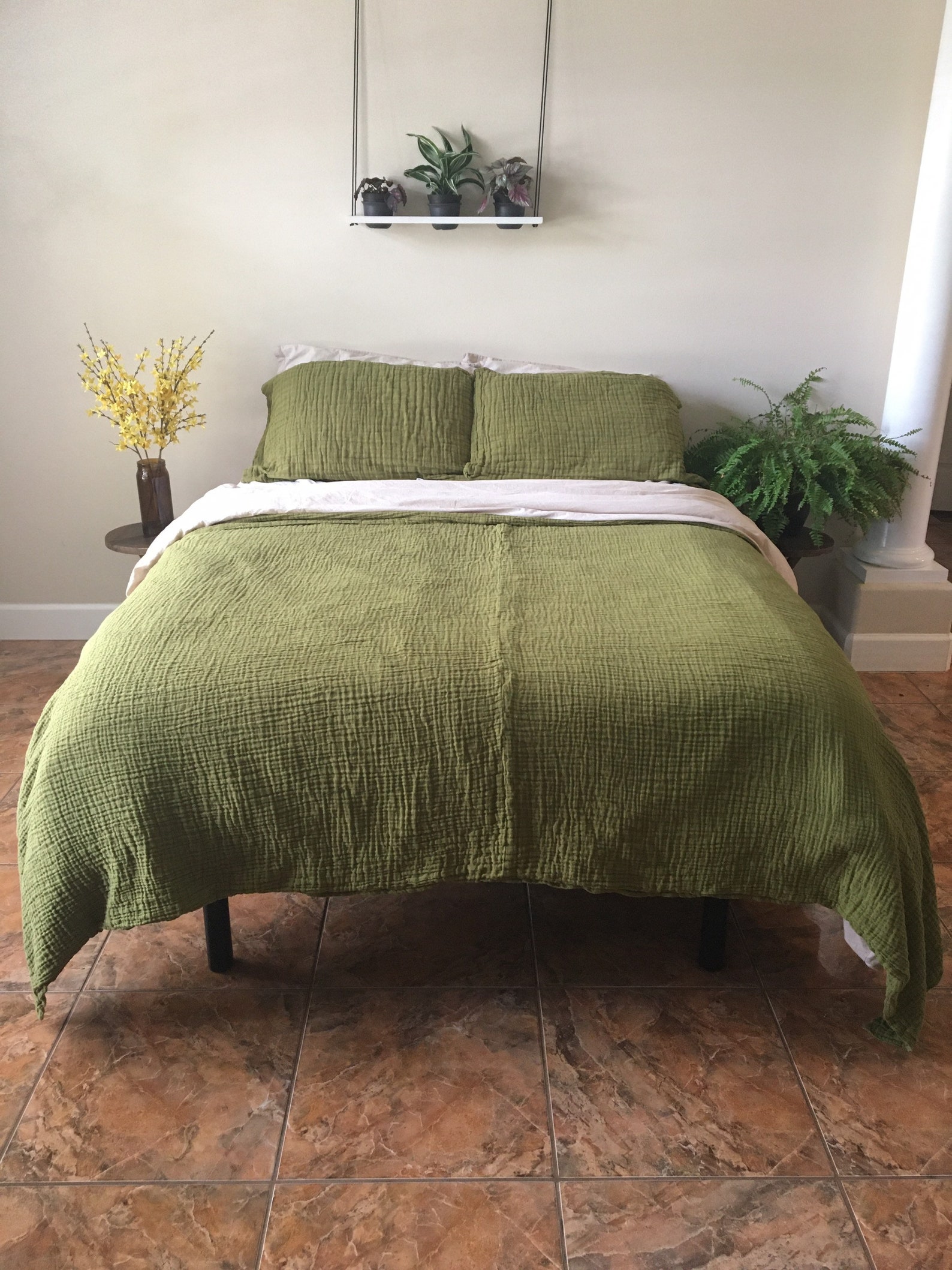 Muslin Blanket Bedspread Adult Sizes King Queen Twin. Many Etsy Canada