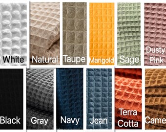 Heena Waffle Weave 100% Turkish Cotton Bath Towel