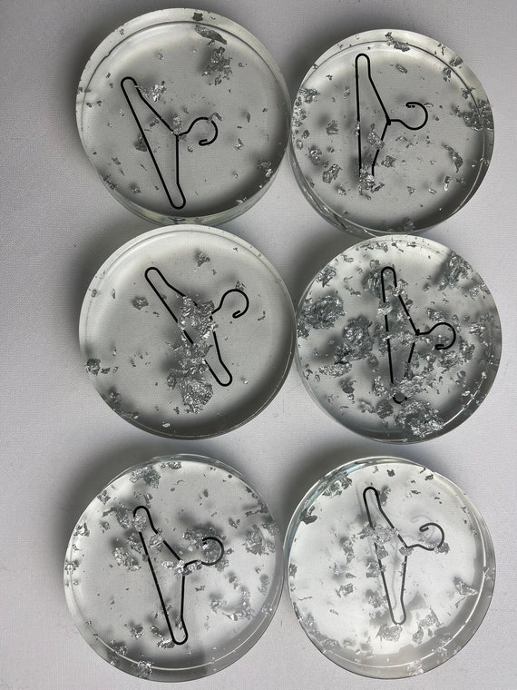 Pattern Weights for Sewing SET OF 6 Silver Leaf 
